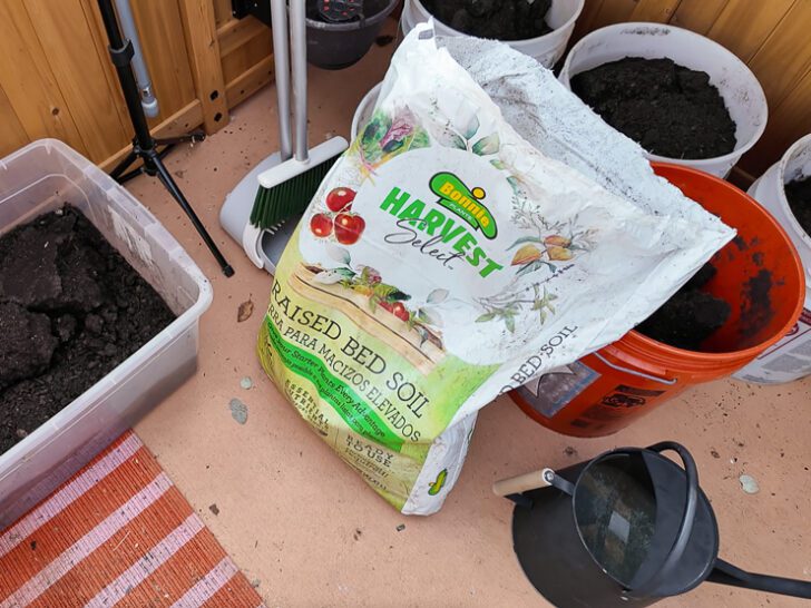 soil in a bag