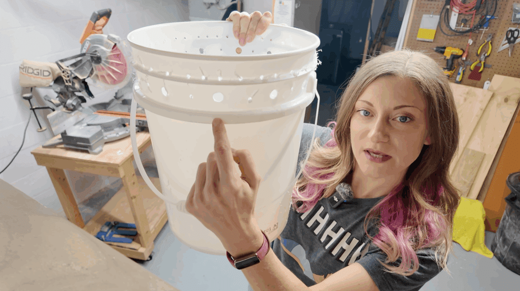 holes in a bucket