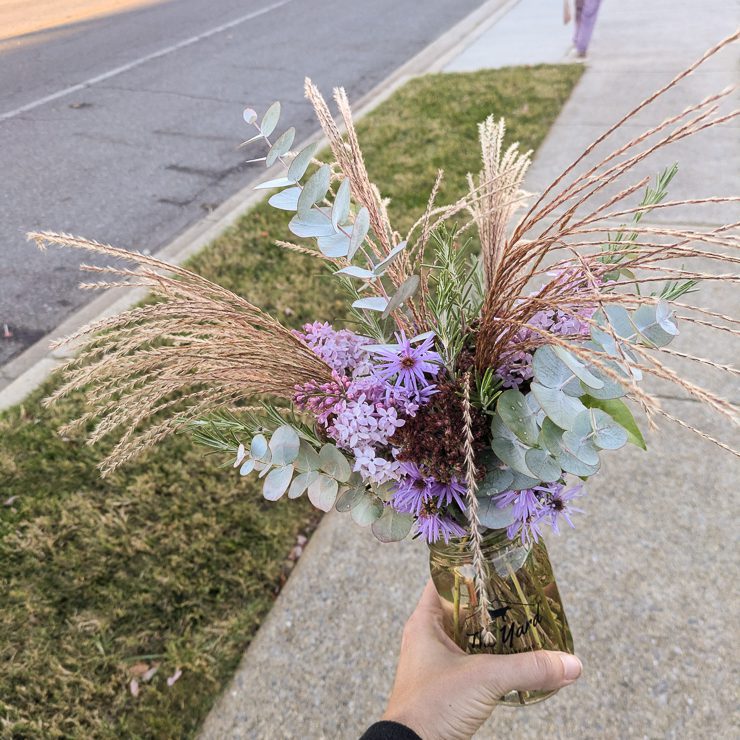 fall floral arrangement